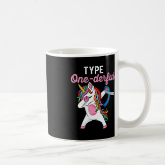 Caneca De Café Tipo Estilo Dabbing unicórnio Tipo 1 Diabetes Awa