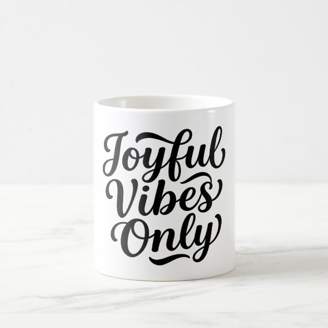 Caneca De Café Tipografia Alegria Vibes (Centro)