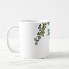 Caneca De Café Tipografia Botânica Beleza