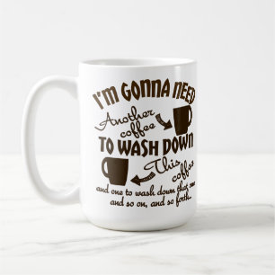 Caneca De Café Tipografia cómico da cafeína da fidelidade do ca