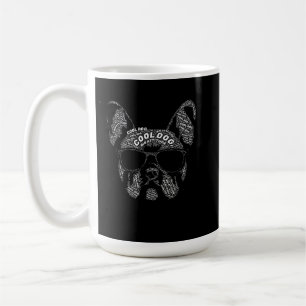 Caneca De Café Tipografia de Bulldog Francês