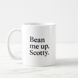 Caneca De Café Tipografia de café Sci-fi minimalista humor