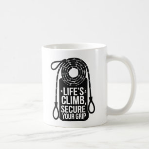 Caneca De Café Tipografia de Cordas Negociadas de Alavanca
