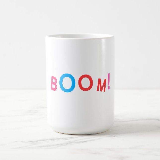 Caneca De Café Tipografia de Quadrinhos BOOM! (Centro)