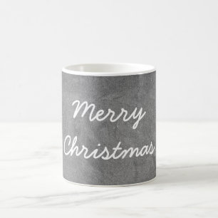 Caneca De Café Tipografia de Quadro de Natal Personalizado
