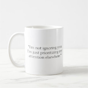 Caneca De Café Tipografia Engraçada