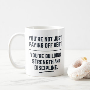 Caneca De Café Tipografia Financeira Motivacional Positiva