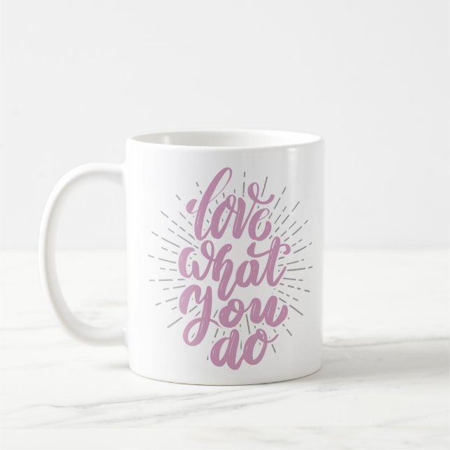 Caneca De Café Tipografia - Inspiration Quote Mug (Esquerda)