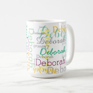 Caneca De Café Tipografia Legal Personalizada Nome
