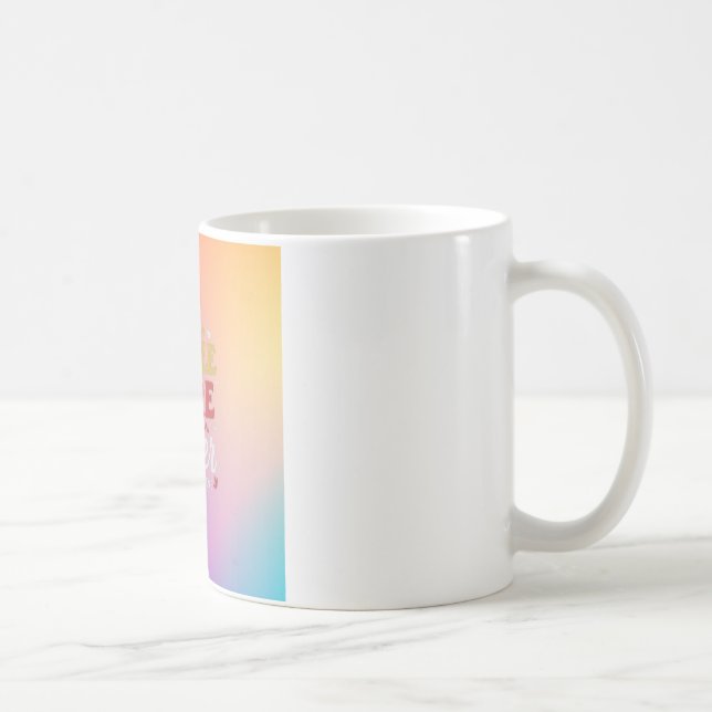 Caneca De Café Tipografia Whimsical (Direita)