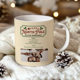 Caneca De Café Tíquete de Natal Polar Express