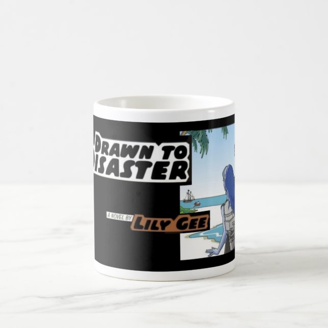 Caneca de café - TIRADA AO DESASTRE pelo lírio Gee (Centro)