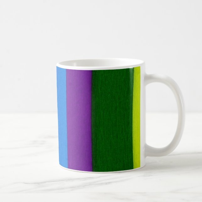 Caneca De Café Tiras brilhantes arco-íris (Direita)