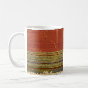 Caneca De Café Tiras Coloridas, Tortas De Café