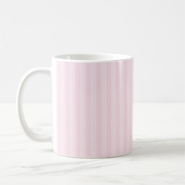 Caneca De Café Tiras cor-de-rosa 1 (Esquerda)