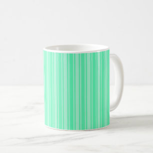 Caneca De Café Tiras de doces verdes para casas