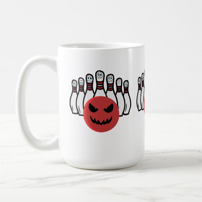Caneca De Café Tire A Sua Boliche Da Manhã (Esquerda)