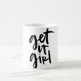Caneca De Café Tire-O Da Menina Manchada