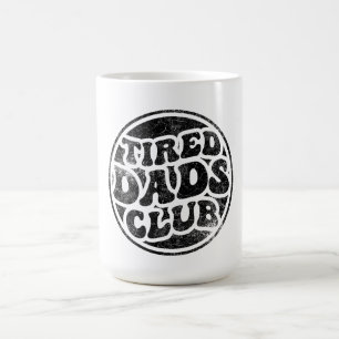 Caneca De Café Tired Pais Club Funny