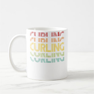 Caneca De Café Tiro de Bastão de Gelo de Curling