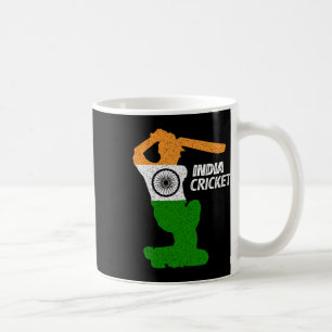 Caneca De Café Tiro de limite do capitão de críquete da Índia com