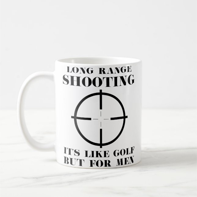 Caneca De Café Tiro de Longa Distância É Como um Golfe Mas Para H (Esquerda)