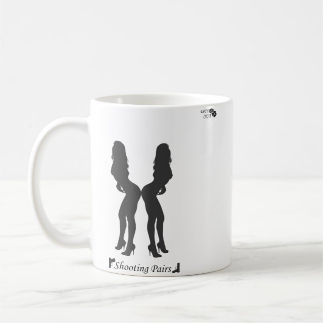 Caneca De Café Tiro em Pares (Esquerda)