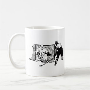 Caneca De Café Tiro na Net Hockey Coffee Mug