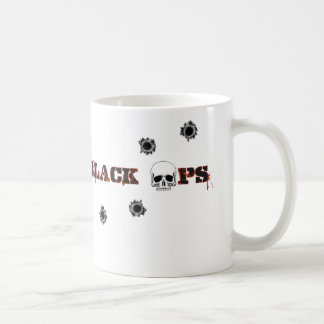 Caneca De Café Tiros do crânio de BlackOps