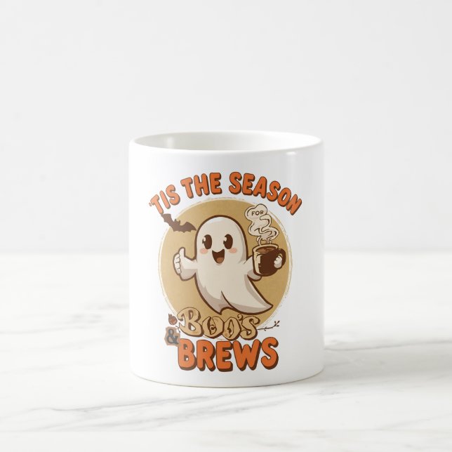 Caneca De Café Tis the Season Boos and Brews (Centro)