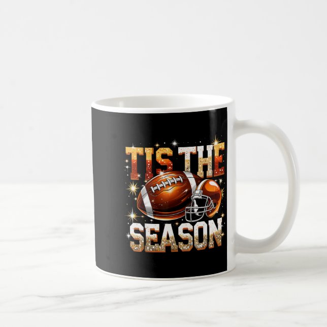 Caneca De Café Tis The Season Football Lovers Helmet Srts Fan Gif (Direita)