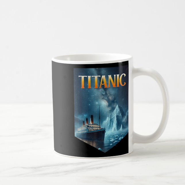Caneca De Café Titanic Cruise Ship Iceberg 1912 Rms Voyage Men Wo (Direita)