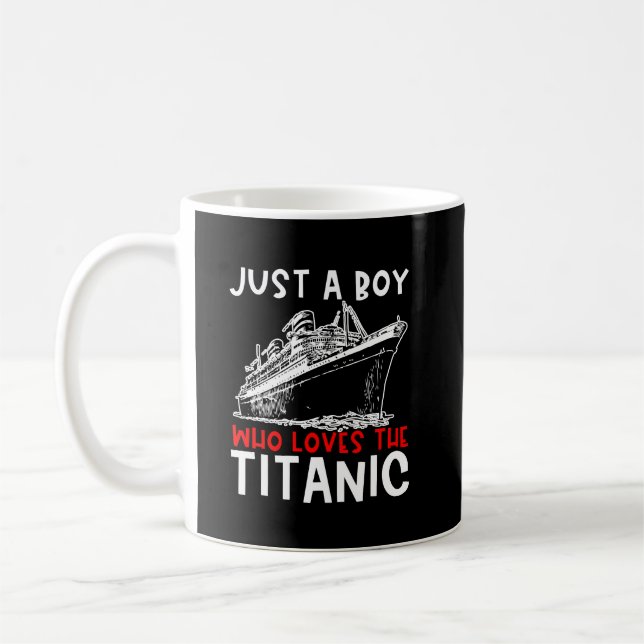 Caneca De Café Titanic é apenas um presente de história infantil (Esquerda)