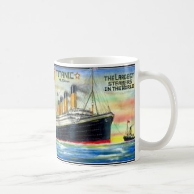 caneca de café titânica e olimpiadas de navio irmã (Direita)