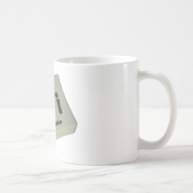 Caneca De Café Titânio do Ti (Direita)