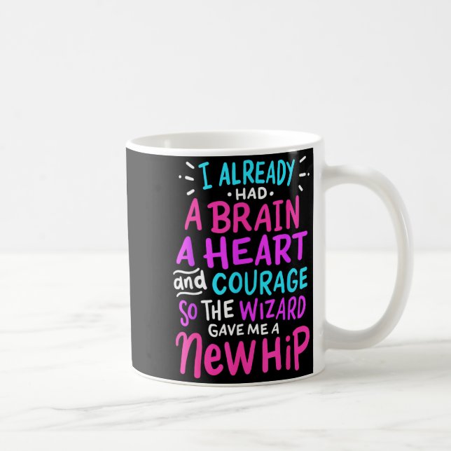 Caneca De Café Titanium Hip Replacement Surgery Humor Funny New H (Direita)
