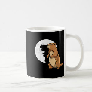 Caneca De Café Títere de Dinossauro Sombra de Marmota Marmota Fel