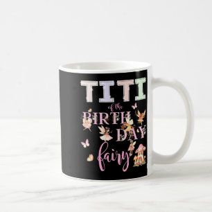 Caneca De Café Titi Da Fada De Aniversário Menina De Aniversário