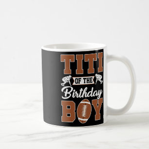 Caneca De Café Titi Do Menino Do Aniversário Festa De Futebol Fam