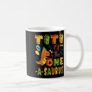 Caneca De Café Titi Do primeiro aniversario Um-Surus Dinossaur Pa