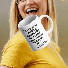 Caneca De Café Título IX | Negar A Dança Da Realidade Como Uma Tu