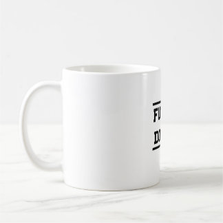 Caneca De Café Título Médico Futuro Design de Texto Mínimo