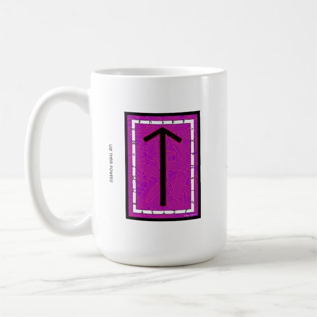 Caneca De Café Tiwaz Rune Mug - Vitória! (Esquerda)