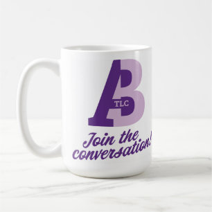 Caneca De Café TLC Mug - teal e roxa