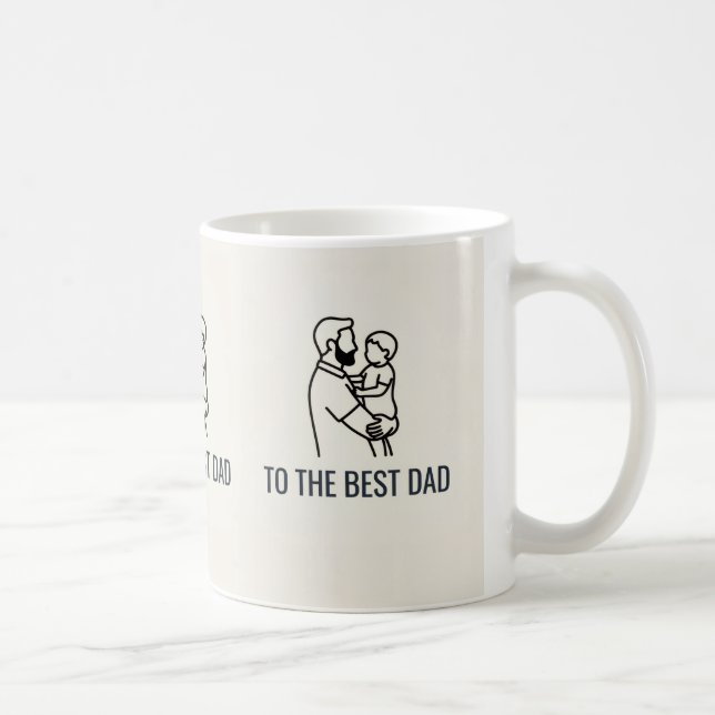 CANECA DE CAFÉ TO THE BEST DAD (Direita)