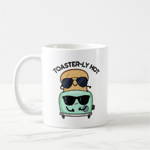 Caneca De Café Toasterly Quente Piada Toaster Pun 