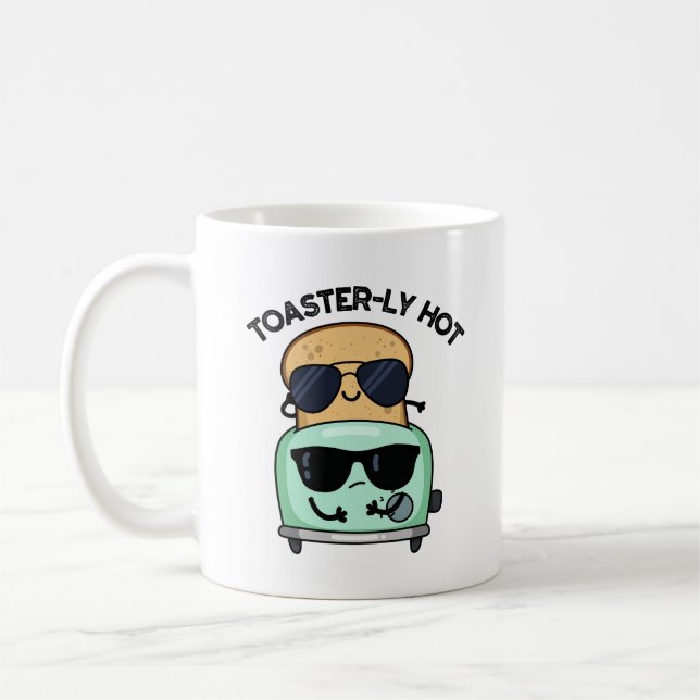 Caneca De Café Toasterly Quente Piada Toaster Pun  (Esquerda)