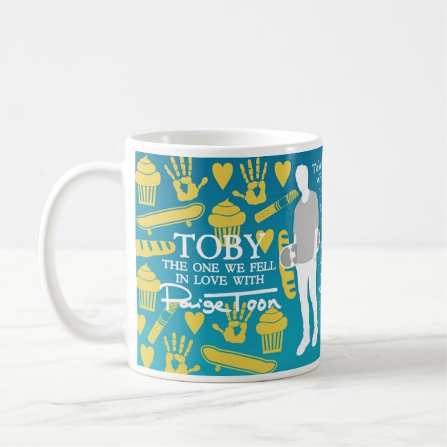 Caneca De Café Toby - "Aquele com quem nos apaixonamos" Cita cane (Esquerda)