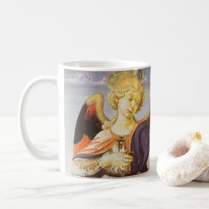 Caneca De Café Toby e o Anjo por Andrea del Verrocchio