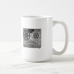 Caneca De Café Tocador de Fita de Carretel: Modelo 3D:
